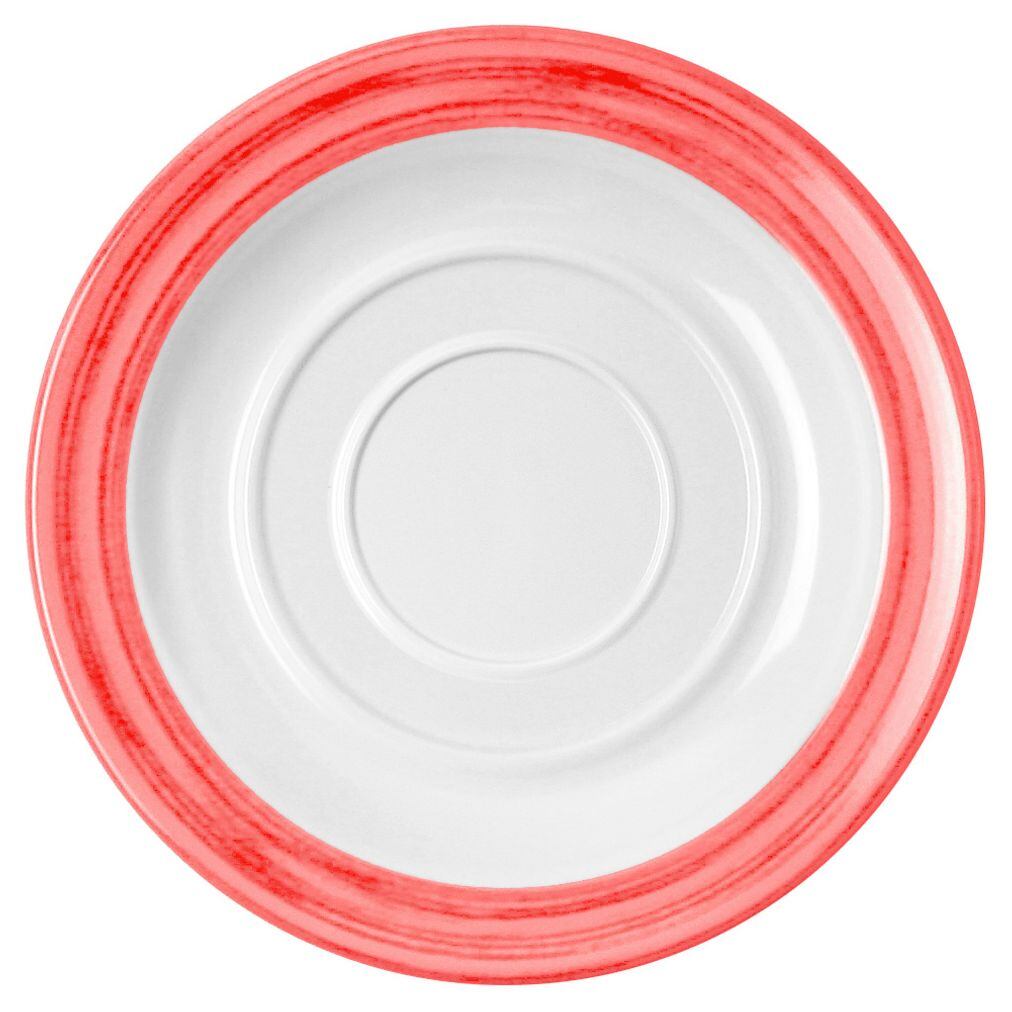 Podšálek Waca Family Bistro 14 cm barva červená