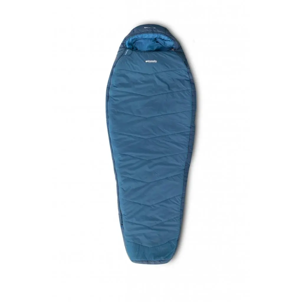 Spacák Pinguin Savana PFM 195 cm barva modrá orientace zip vlevo