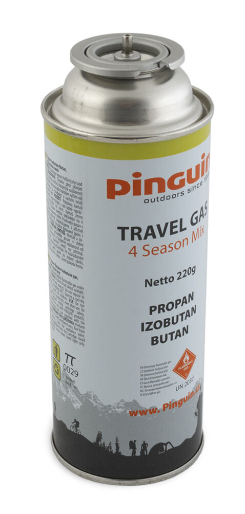 Plynová kartuše Pinguin Travel Gas, 220 g