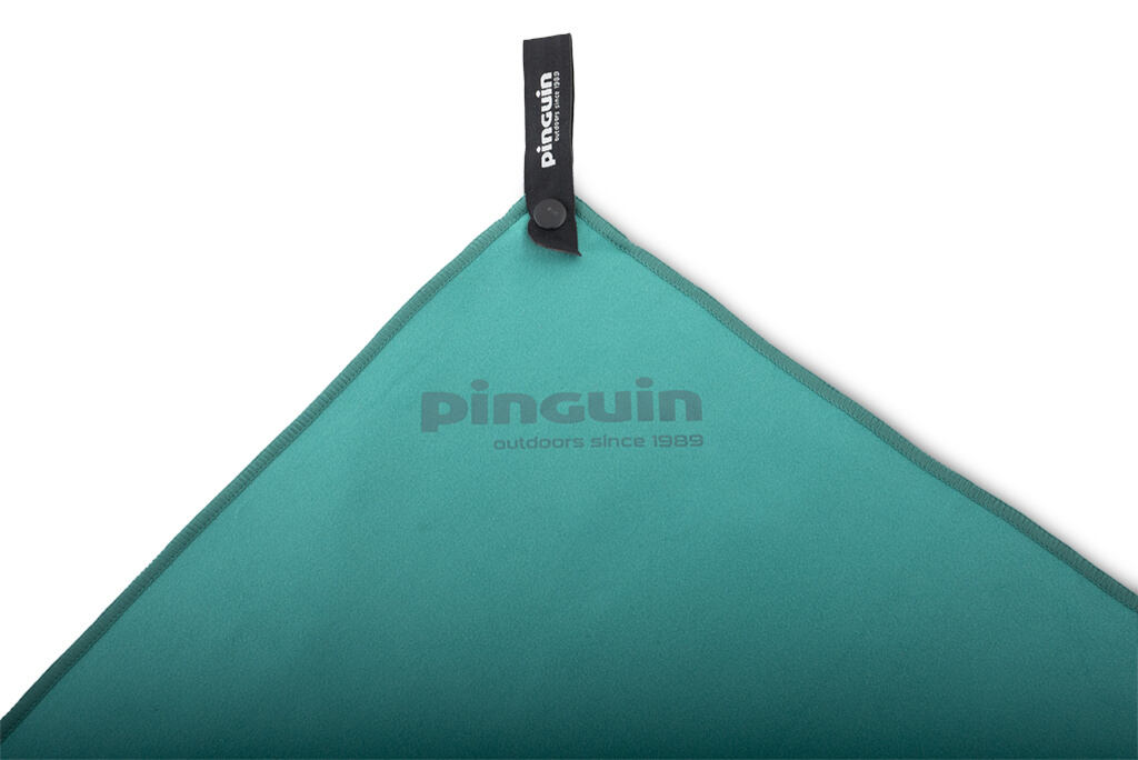 Ručník Pinguin Micro Towel L – Logo barva světle modrá
