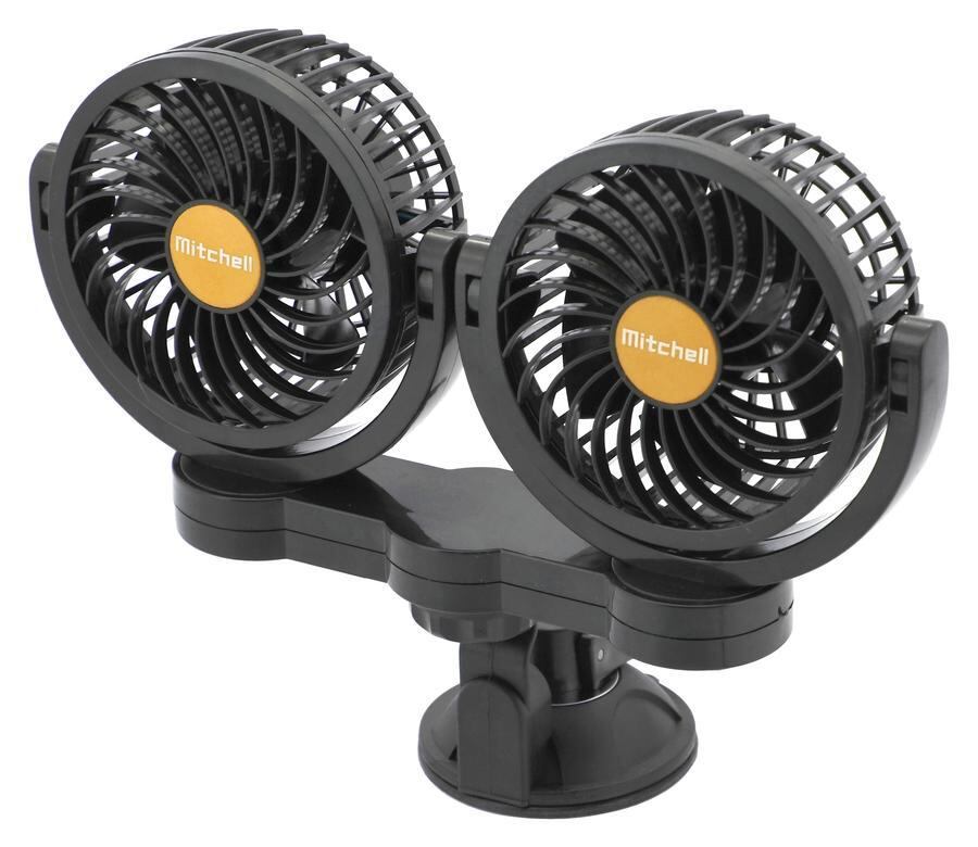 Ventilátor Compass Mitchell Duo 2x108 mm 24 V
