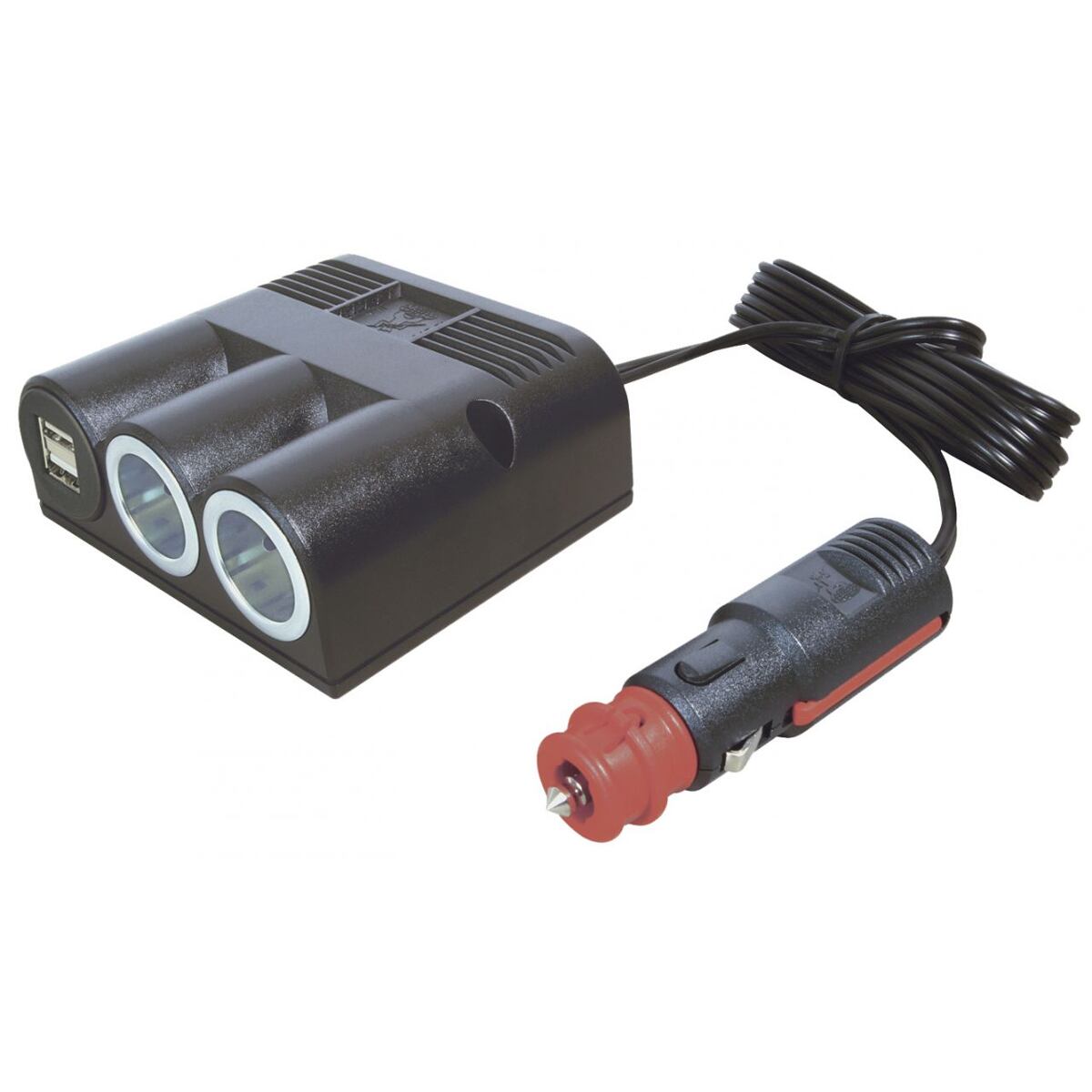 Trojitá zásuvka Pro Car s USB nabíjecí proud 2500 mA