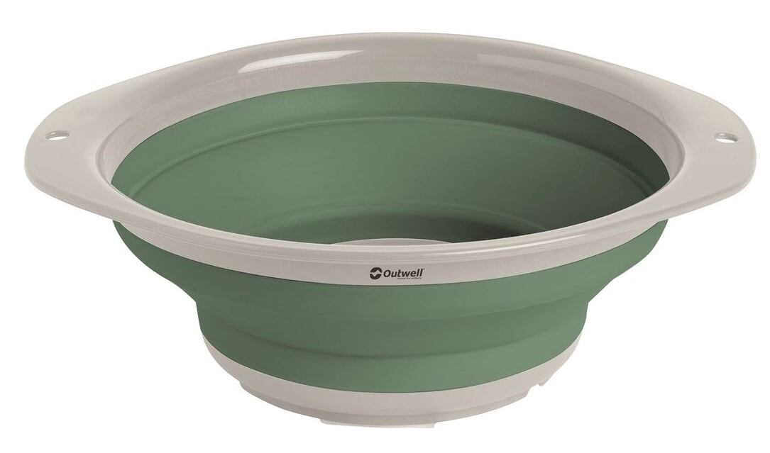 Skládací miska Outwell Collaps L barva tmavě zelená