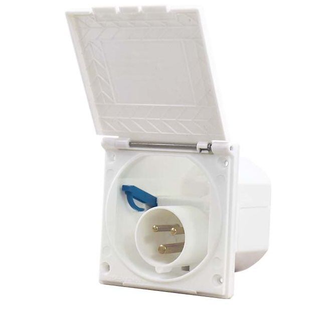 Venkovní zásuvka Carbest CEE - bílá