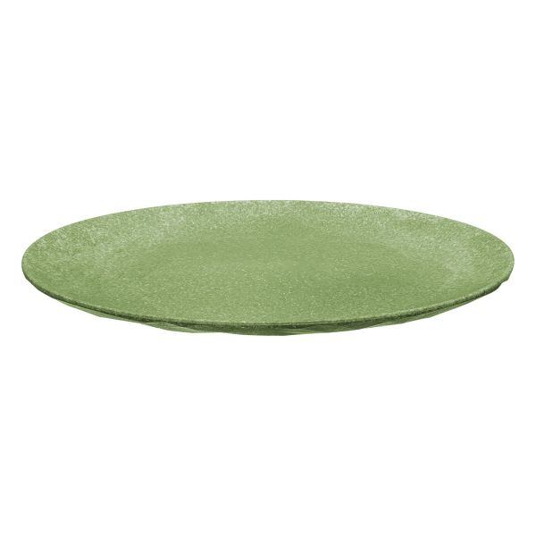 Levně Sada talířů Koziol Club Plate 260 4 ks barva tmavě zelená