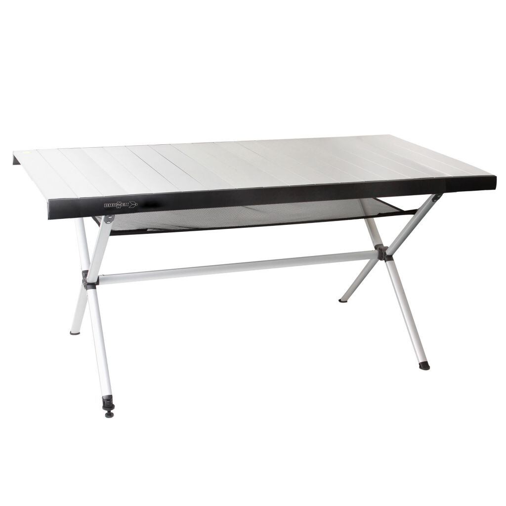 Levně Skládací kempingový stůl Brunner Accelerate s rolovací deskou verze 6 osob rozměry (d × š) 146,5 × 80 cm