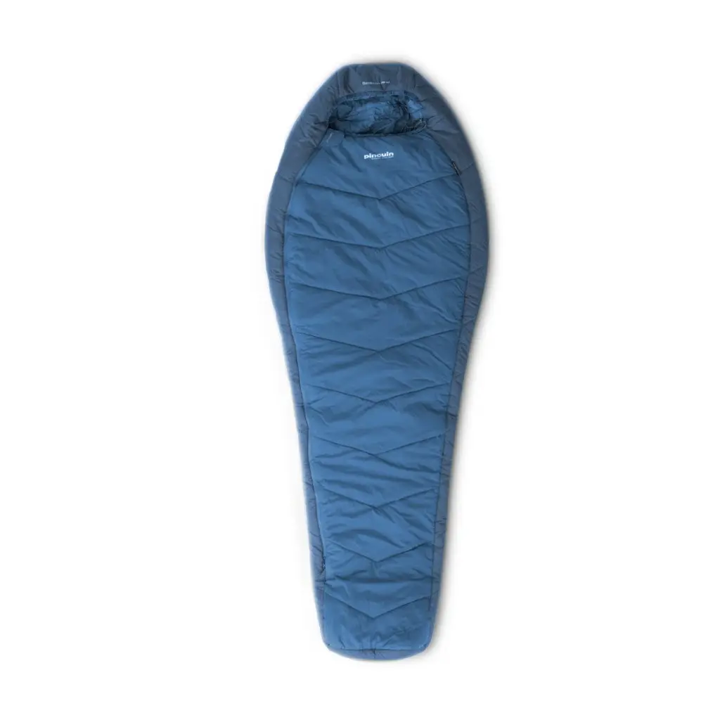 Spacák Pinguin Mistral PFM 185 cm barva modrá orientace zip vlevo