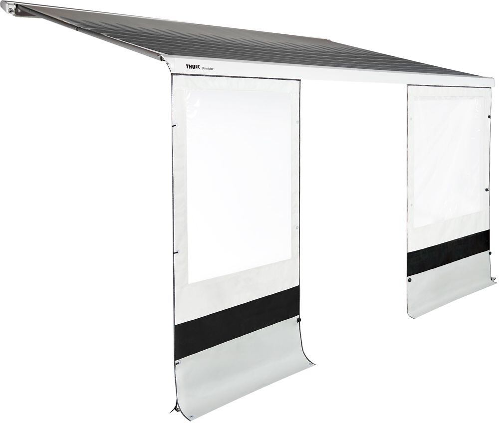 Přední stěna Thule RAIN BLOCKER G2 FRONT Montážní výška markýzy: 225 - 304 cm - M, L, XL, XXL, Délka předního panelu: 2,0 m
