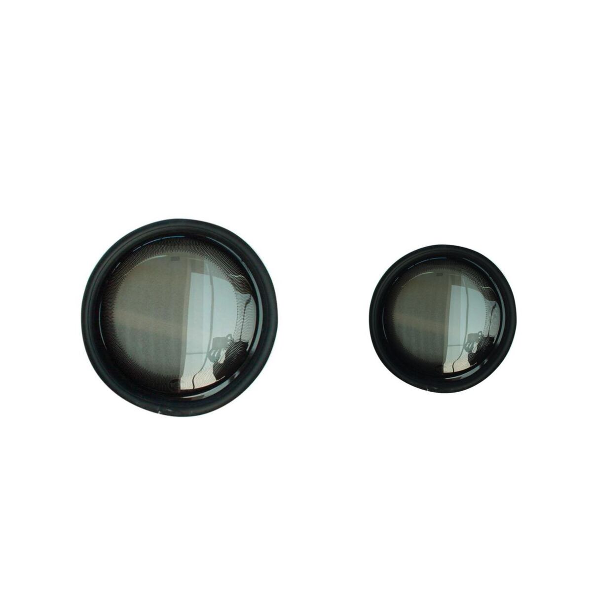 Pevné okénko Polyplastic, šedé průměr 362 mm