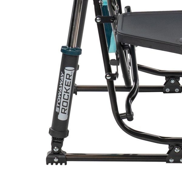 Houpací křeslo GCI Outdoor Stowaway Rocker se stolkem barva antracit