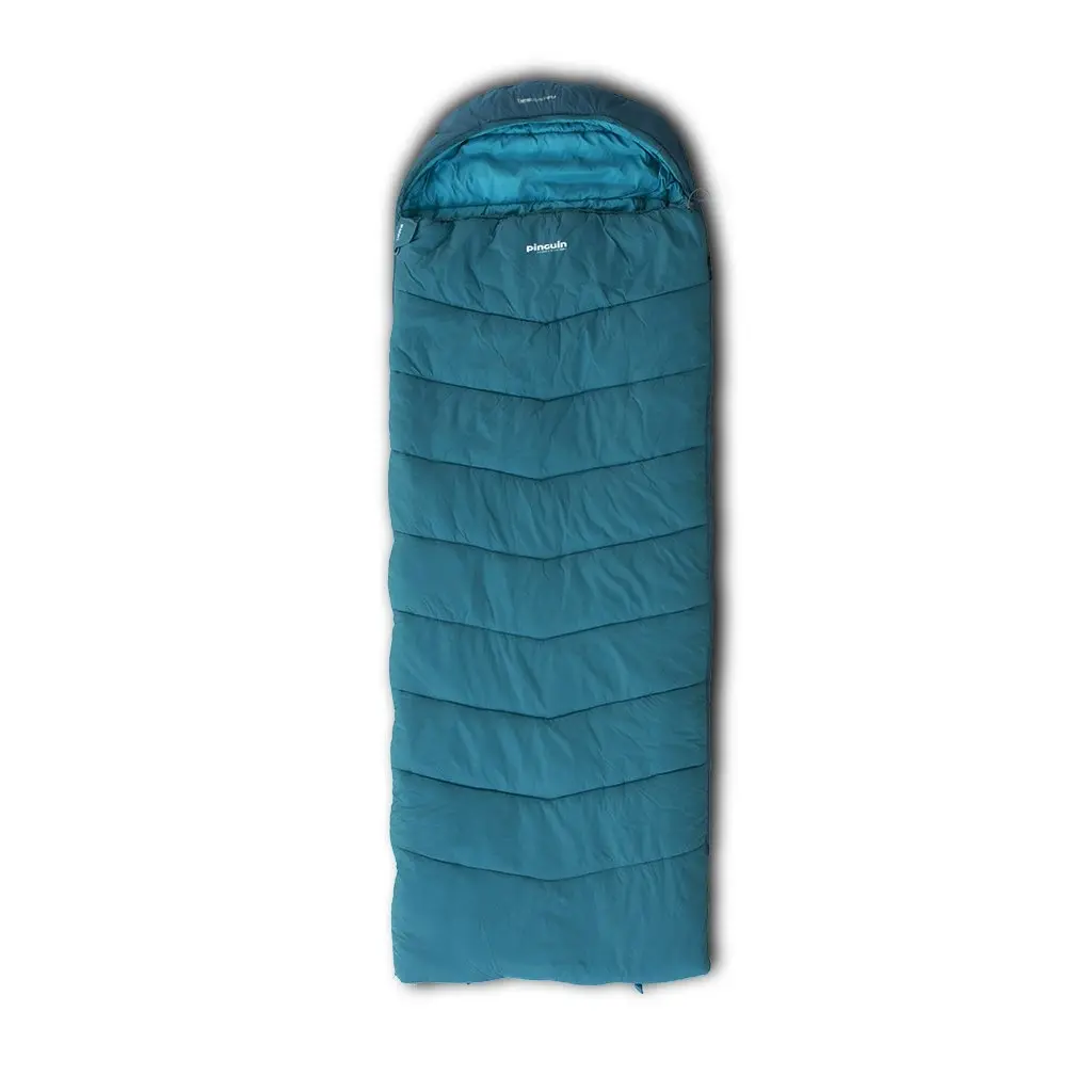 Spacák Pinguin Safari PFM 190 cm barva modrozelená orientace zip vpravo