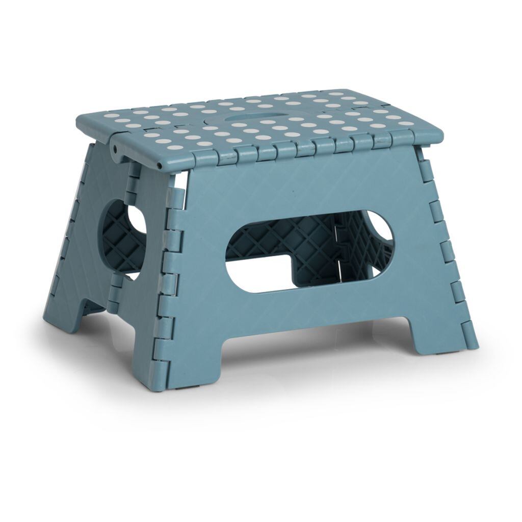 Levně Skládací plastová stolička Zeller výška 22 cm barva modrá