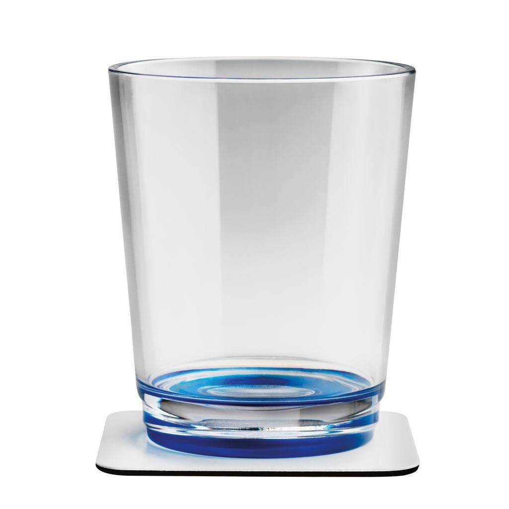 Levně Magnetic Glasses with Coasters barva modrá