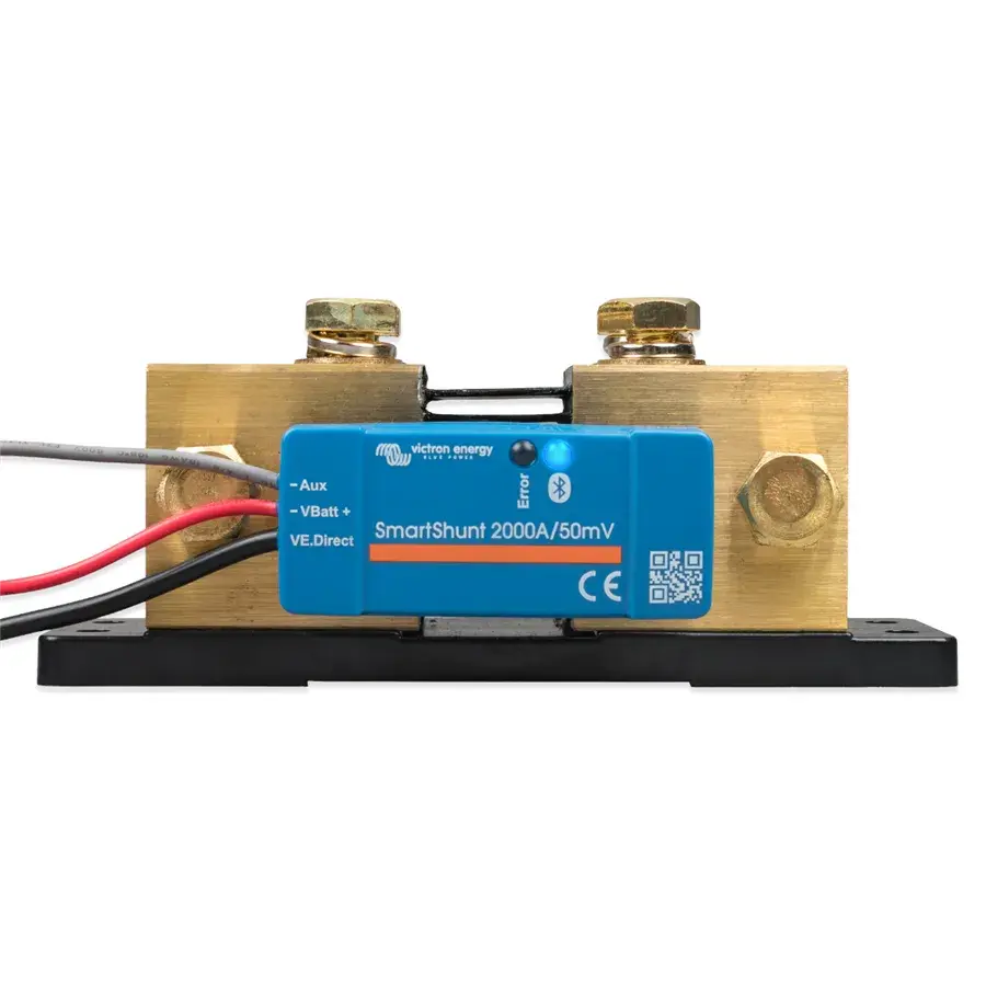 Sledovač stavu dvou baterií Victron Energy SmartShunt IP65 model 2000 A