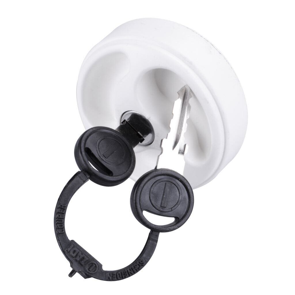 Náhradní uzamykatelné víčko nalévacího hrdla LILIE bílé