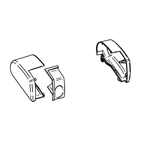 Koncovky pro markýzu Thule Omnistor 6200 barva pouzdra antracitová
