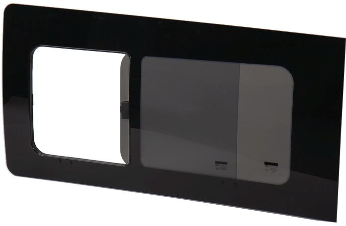 Pevné a posuvné okno Carbest pro vozy Citröen, Peugeot, Toyota a Opel od roku výroby 2016 Varianta: 1175 x 534 mm zadní pravé posuvné