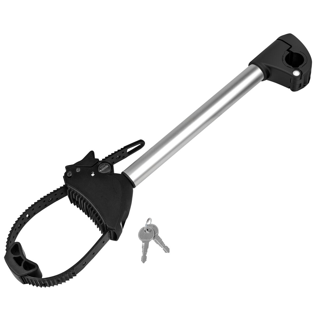 Uzamykatelný držák kola EUFAB barva stříbrná délka 39 cm