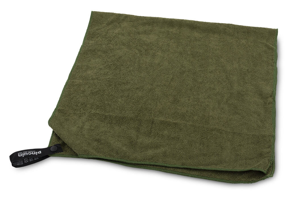 Ručník Pinguin Terry Towel L barva tmavě zelená