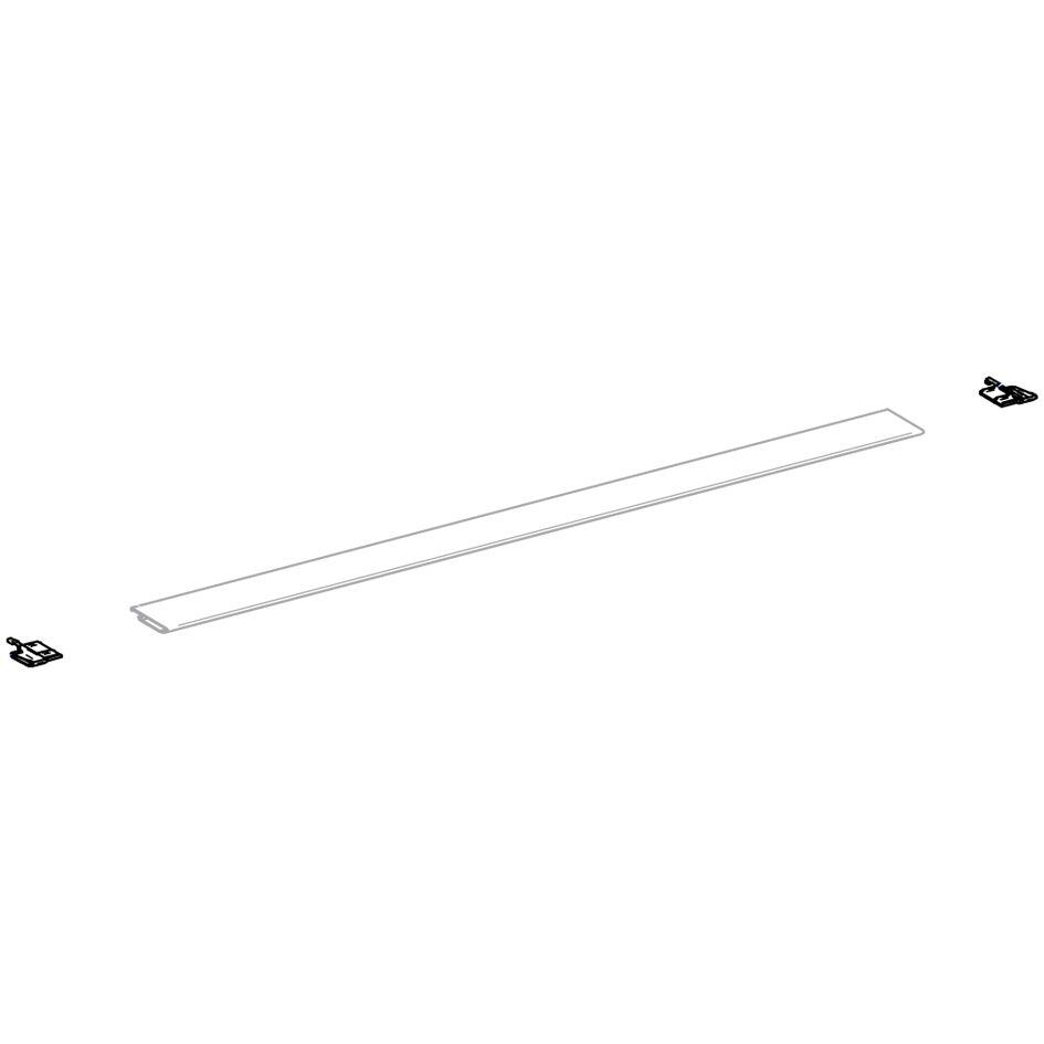 Spodní část pláště koncovky Thule Omnistor 8000 barva pouzdra eloxovaný hliník