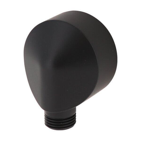 Nástěnná přípojka 90° Comet Kompakt barva matná černá