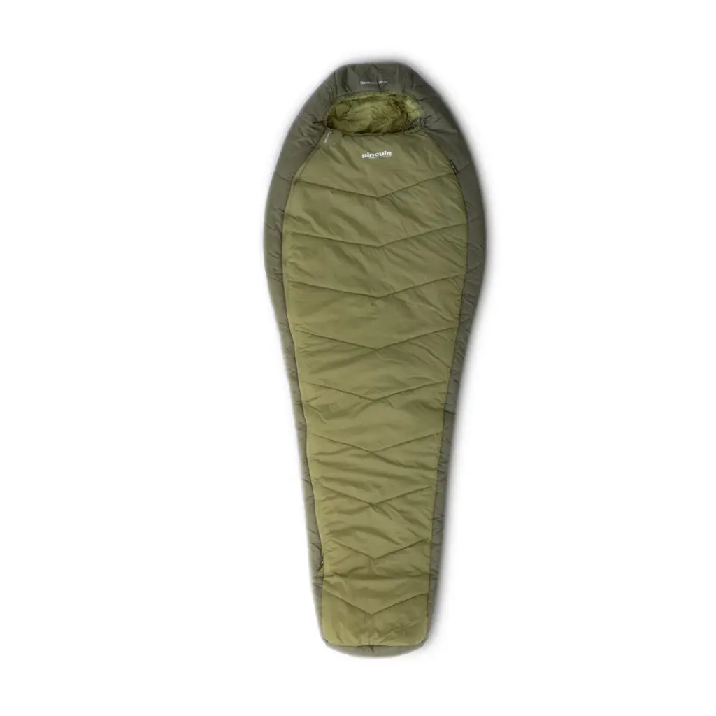 Spacák Pinguin Comfort PFM 195 cm barva zelená orientace zip vlevo