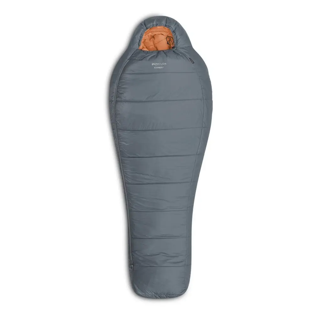 Spacák Pinguin Expert CCS 185 cm barva šedá orientace zip vlevo