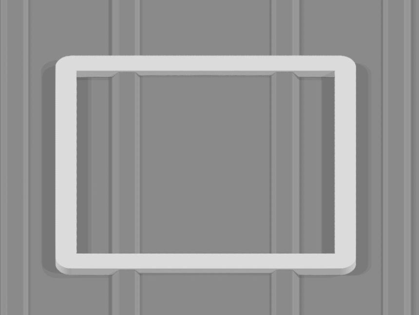 Adaptérový rám pro střešní okno 40×40 cm pro Ford Transit 2006-2013 umístění střecha H2 se 2 prolisy