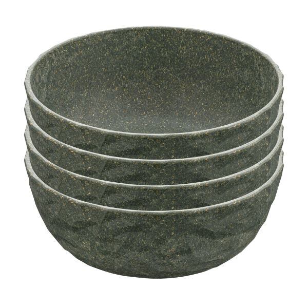 Levně Sada misek Koziol Club Bowl 4 ks barva šedá