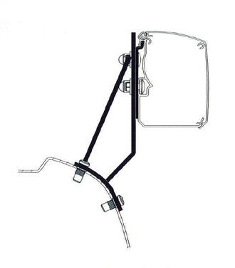 Adaptér pro Ford Transit Custom na markýzy Thule Omnistor 3200