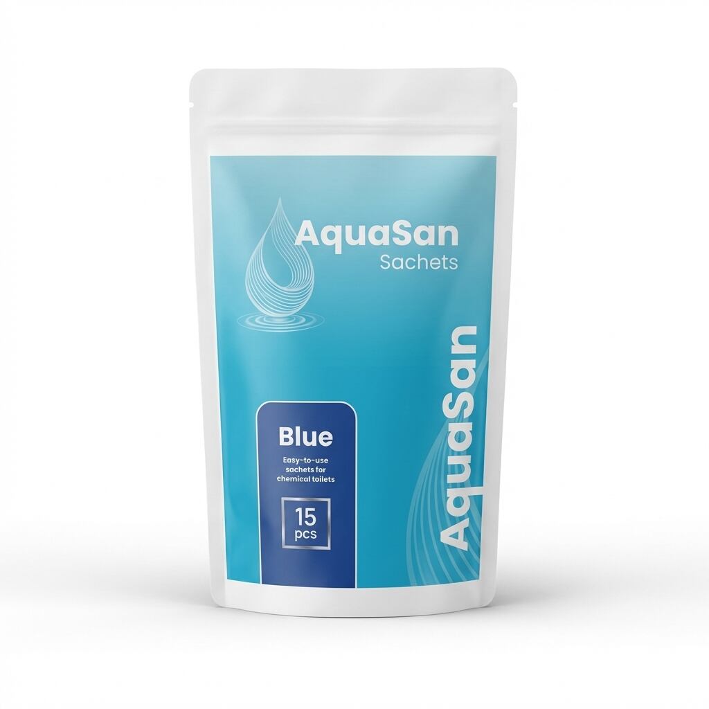 WC tablety Vanterra AquaSan Sachets Blue 15 ks