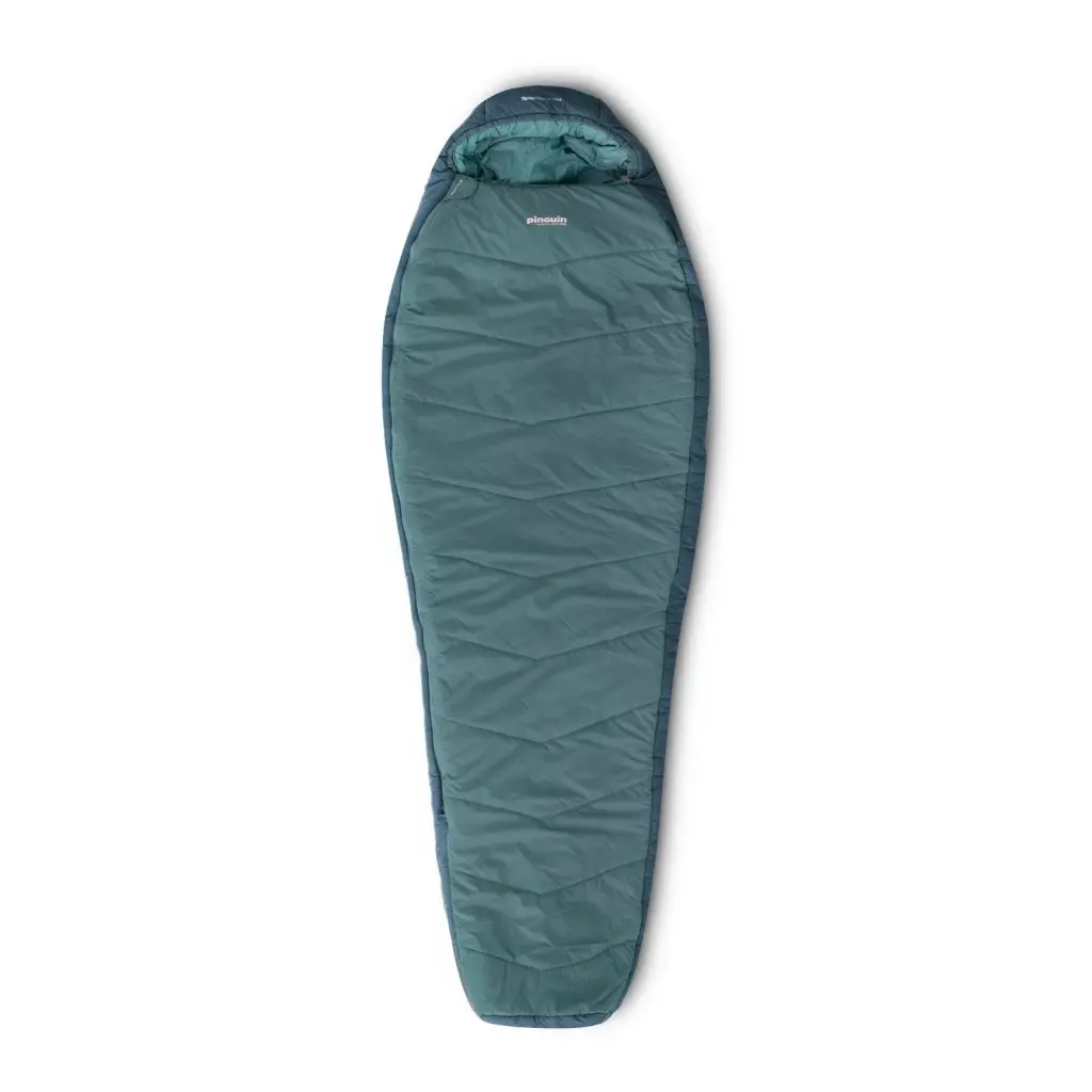 Spacák Pinguin Trekking PFM 175 cm barva modrozelená orientace zip vlevo