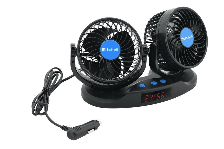 Ventilátor Compass Mitchell Duo 2x130 mm 12 V