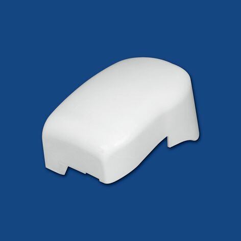 Koncovky pro různé markýzy Fiamma barva polární bílá verze F45 L; F45i 250–400, F45i L 450–550 orientace levá strana