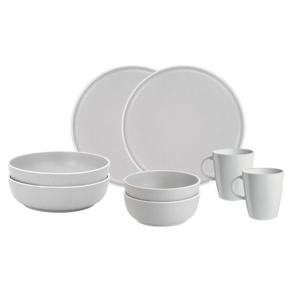 Sada nádobí Brunner Dolomit pro 2 osoby barva bílá