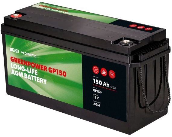 AGM baterie Dometic NDS Greenpower GP kapacita 150 Ah