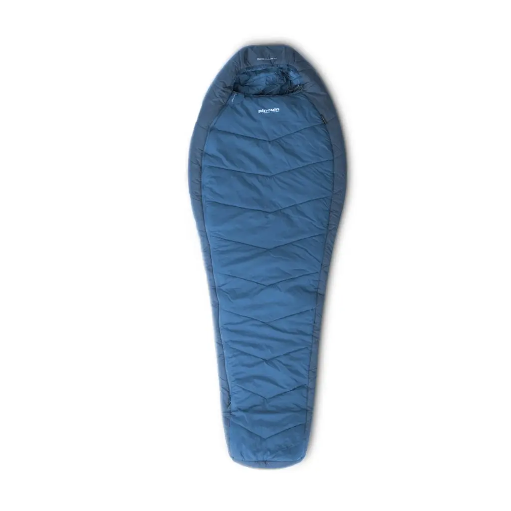 Spacák Pinguin Comfort PFM 185 cm barva modrá orientace zip vlevo