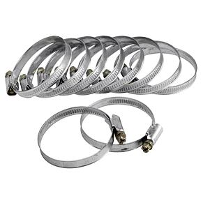 Schlauchschellen Extol Craft Edelstahl (10 Stück), Ø 8-12 mm