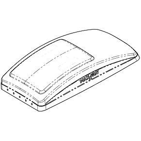 Ersatzfenster für MaxxAir MaxxFan Deluxe Dachventilator