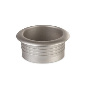 Reimo Möbelgriff Rosette 19 mm, Silber matt