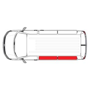 Obložení levé stěny Cover Plus – Fiat Ducato, 2 díly, šedé