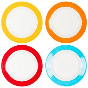 Hluboký talíř Gimex Colour Line 23 cm, 4 ks