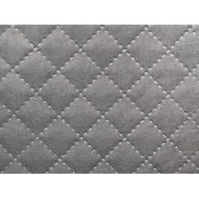 Reimo Trinity Steppbezug Stoff, 140 cm, grau