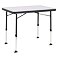 Crespo Klappbarer Campingtisch AP/248, 90 × 60 cm