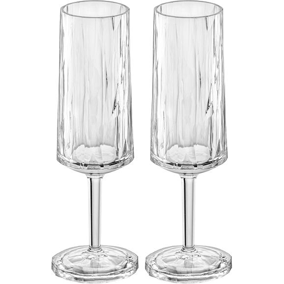 Champagnergläser Koziol Super Glass Club 2 Stück
