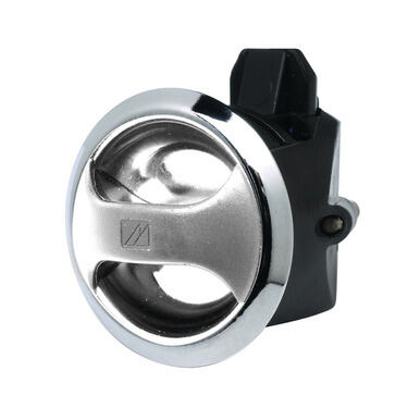 Reimo DrehPushLock schw/satin