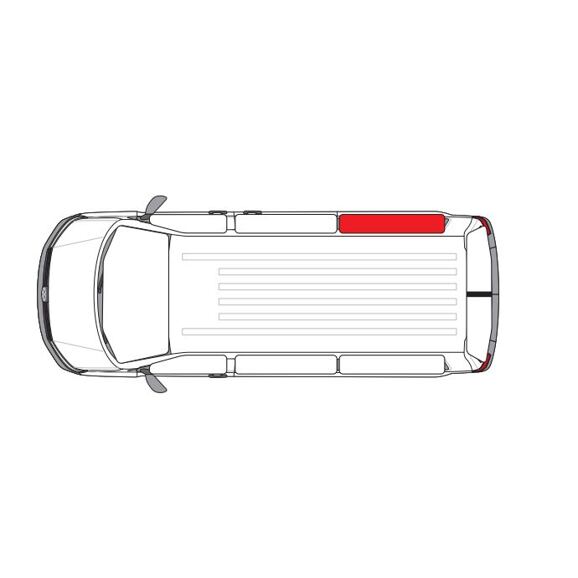 Reimo Cover Plus Seitenwandverkleidung rechts – Fiat Ducato, 1-teilig, weiß