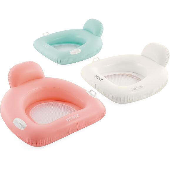 Intex Aufblasbarer Wasserstuhl mit Rückenlehne und Griffen