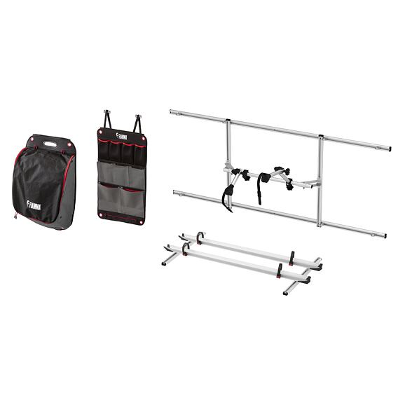 Sada držáku kol do garáže a organizérů Fiamma Garage Pack Plus