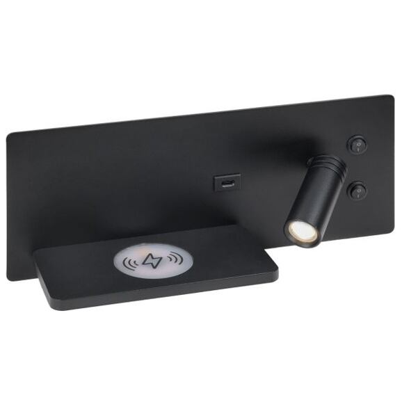 Fawo LED-Wandleuchte mit Wireless Ladefläche